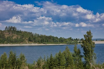 Obraz premium Granetalsperre in Astfeld im Harz