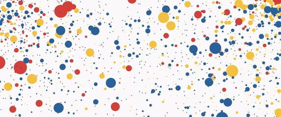 a white background with small red dots