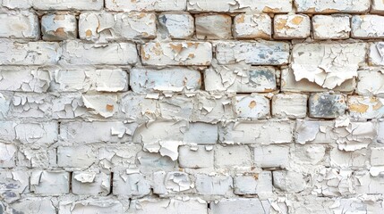 Fototapeta premium The vintage background texture of the old wall with peeling paint.