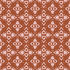 Blue and white watercolor ornament painted with watercolor on paper.