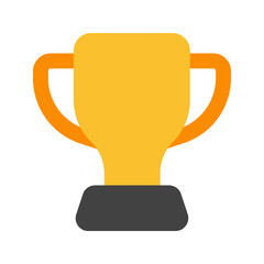 trophy flat icon