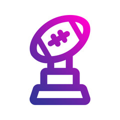 trophy gradient icon