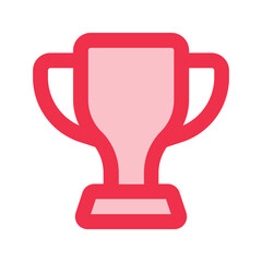 trophy outline fill icon