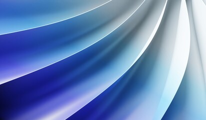 Abstract blue background with stripes - 3D illustration