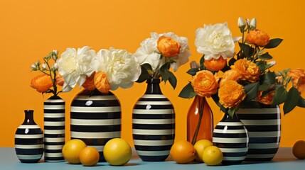 Striped compositions