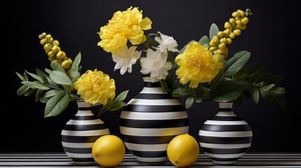 Striped compositions