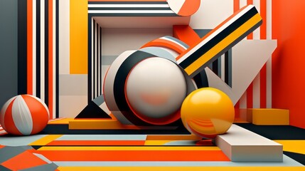 Striped compositions