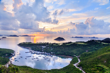Dawn’s Embrace at Po Toi O’s Secluded Bay, Hong Kong