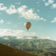 Fototapeta premium hot air balloon in the sky