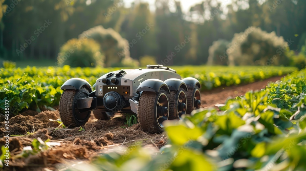 Poster Autonomous Agricultural Robot Traversing a Farm Field at Dusk