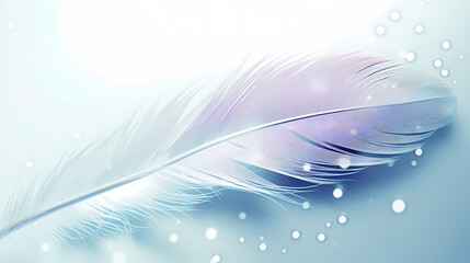 Feather background, feeling of tranquility