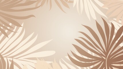 A beige, leafy watercolor background, adding a touch of artistic elegance.