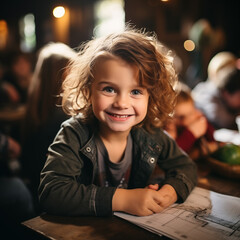 girl reading a book