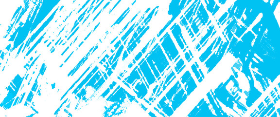 Vector abstract blue white paint scratch grunge texture Transparent background.