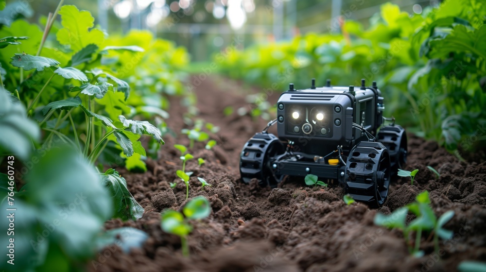 Poster Autonomous Farming Robot Navigating Crop Rows at Dusk