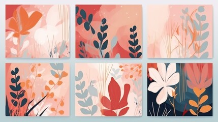 delicate spring collage with blooming flowers in white and pink tones, for product presentation, wallpaper, background