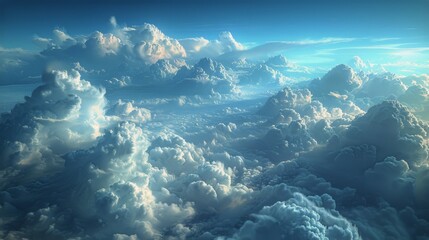 Fototapeta na wymiar A View of a Mountain Range From an Airplane