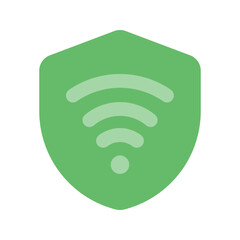 secure connection flat icon