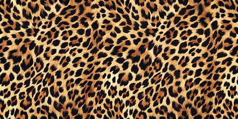 Leopard skin texture background pattern  - obrazy, fototapety, plakaty