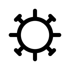 virus line icon