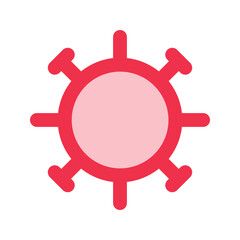 virus outline fill icon