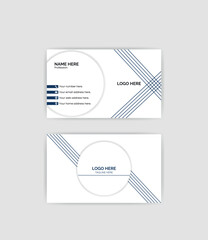 Simple business card design with smart background.