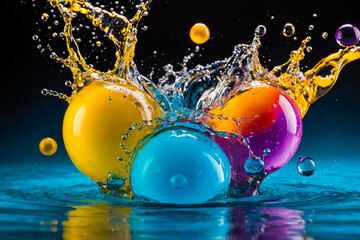 burbujas de agua