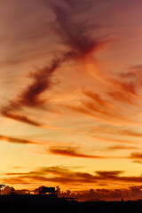 Magic Unreal Colorful Sky at Sunrise - 764675130