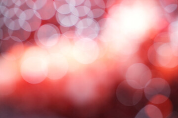 Warm color of bokeh light as background