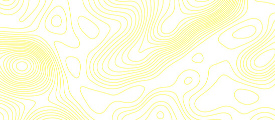 Topographic map background geographic line map pattern .panorama view yellow color wave curve lines .geographic mountain relief abstract grid .the concept map of a conditional geography map .