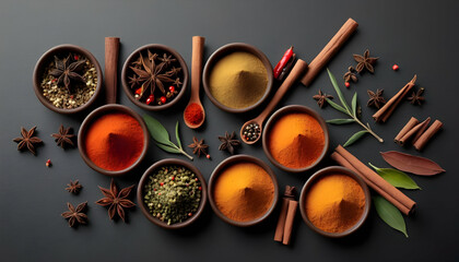 Fresh spices and herbs