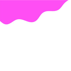 pink dividing shapes and corners for websites. Curve Line, circle, wave divider for Page Up or Down. Header frame