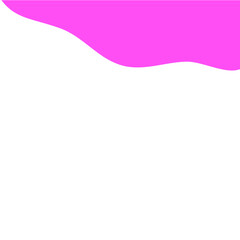 pink dividing shapes and corners for websites. Curve Line, circle, wave divider for Page Up or Down. Header frame