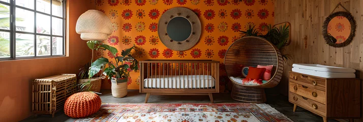 Fototapeten Boho Baby Haven: Nursery Design © Katerina
