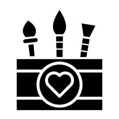 Paint Brush glyph icon