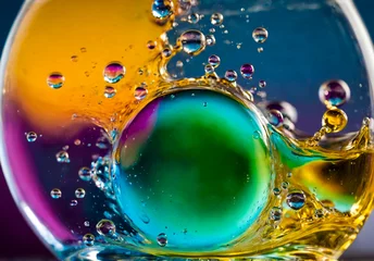 Foto op Canvas burbuja de colores © erikazwaan