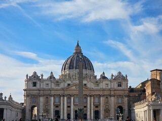 Naklejka premium saint peter basilica city