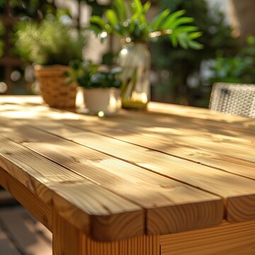 close up top of the table, bright environment without srong shadow on the table