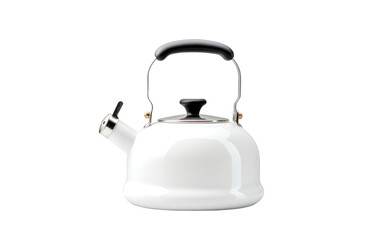 Glass Tea Kettle Isolated on Transparent Background
