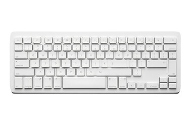Wireless Keyboard Isolated on Transparent Background