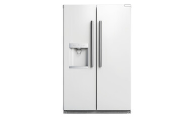 Smart Refrigerator Isolated on Transparent Background