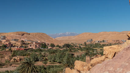Fototapeta na wymiar Old berber town of Ait Ben Haddou in Morocco