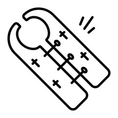 Get this linear icon of church clothes 