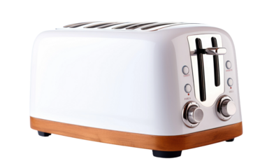 Modern Electric Bread Toaster Isolated on Transparent Background