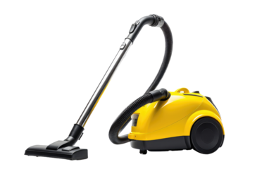Powerful Vacuum Cleaner Isolated on Transparent Background