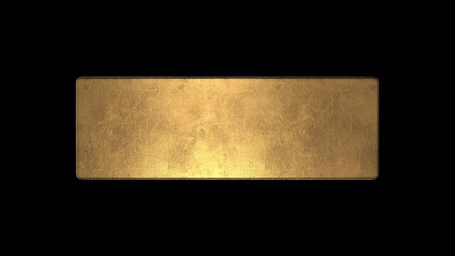 Gold Bars, Gold Bars Rotates Looped, Animation of Gold Bars Pack