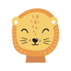 Cartoon cute baby animals for baby cards, baby shower invitation,print,poster. Vector illustration.Deer,cat, bunny,koala,llama,alpaca, raccoon,fox,unicorn, wolf,bear,lion,panda,tiger,dog,rabbit,hare