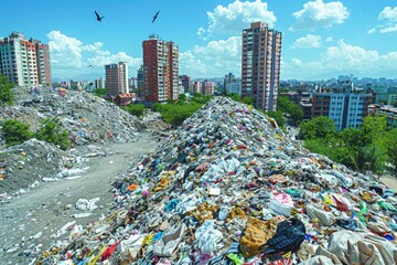 pollution environment from the waste professional photography