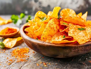 potato Chips Flavored with Paprika