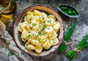 Potato Salad with Mayonnaise and Chives - 764710117